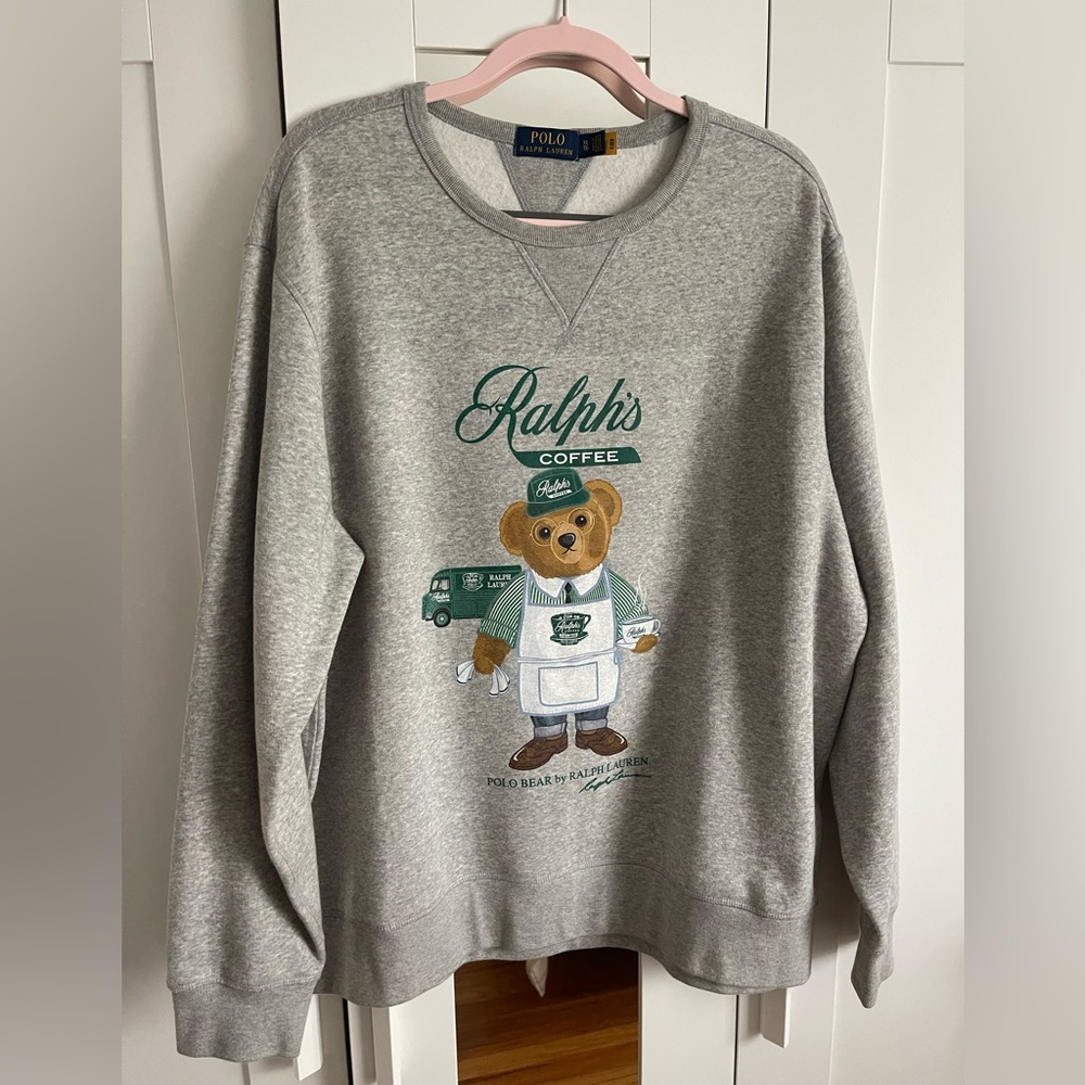 Polo by Ralph Lauren Gray Bear Sweater